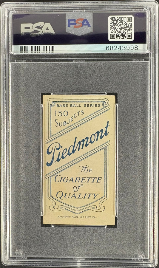 1909 T206 Piedmont 150/25 Addie Joss Portrait PSA 5 EX STUNNING New Label