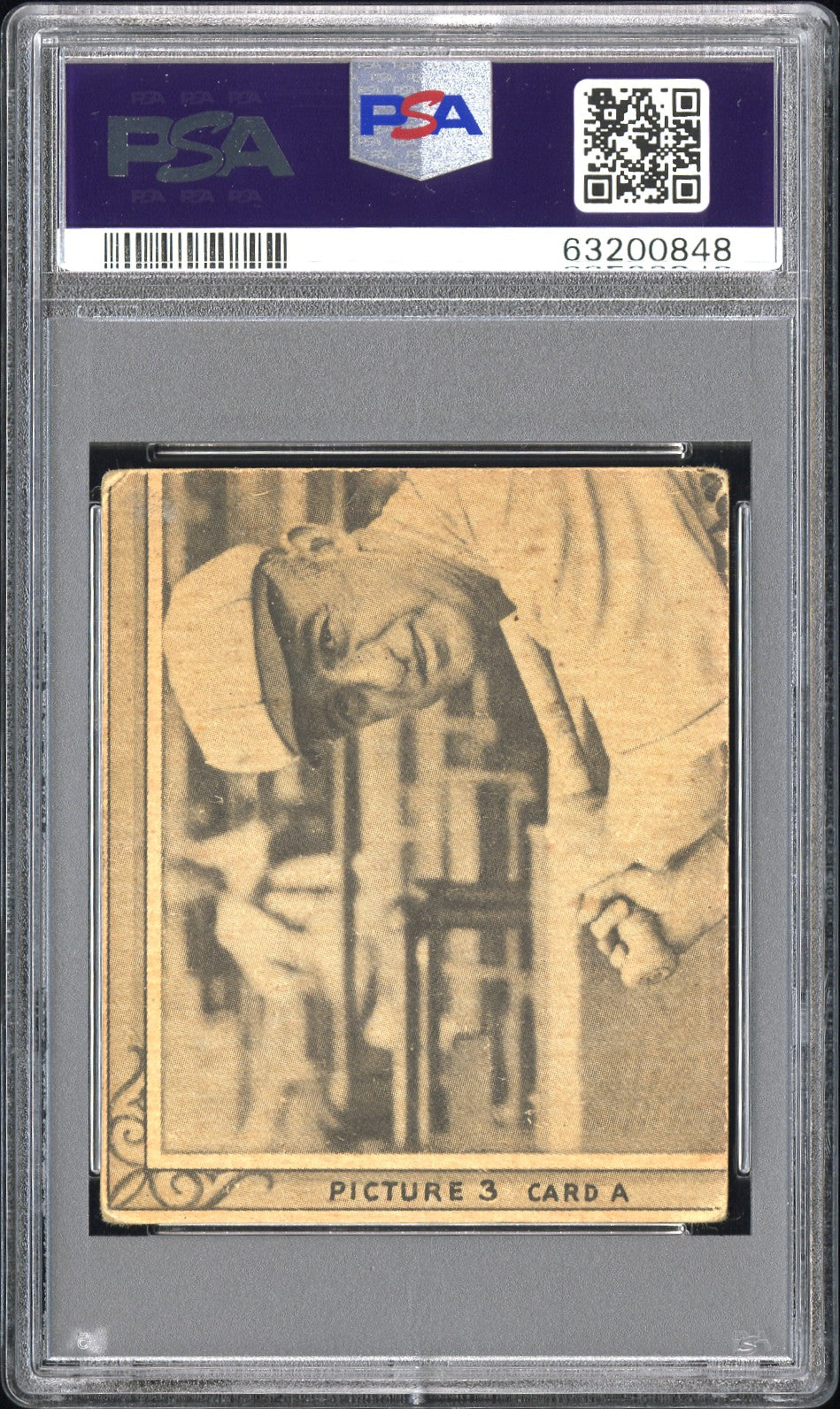 1935 Goudey 4-In-1 #3A Babe Ruth Maranville PSA 2.5 GD+ Nice Color New Label