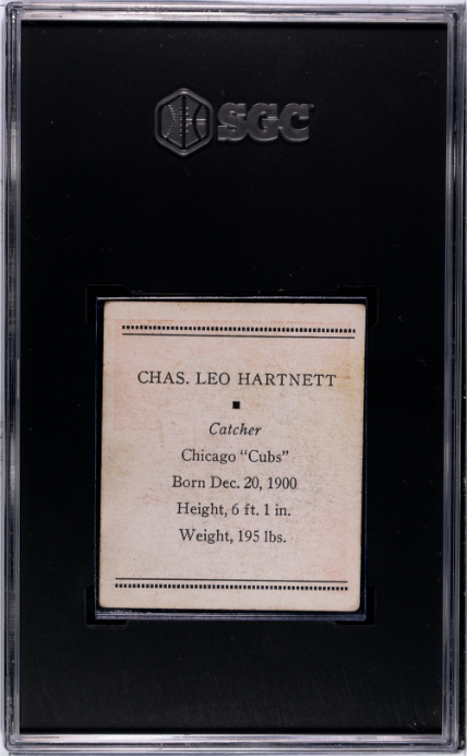 1933 Tattoo Orbit R305 (R305) Gabby Hartnett SGC 4 VG-EX