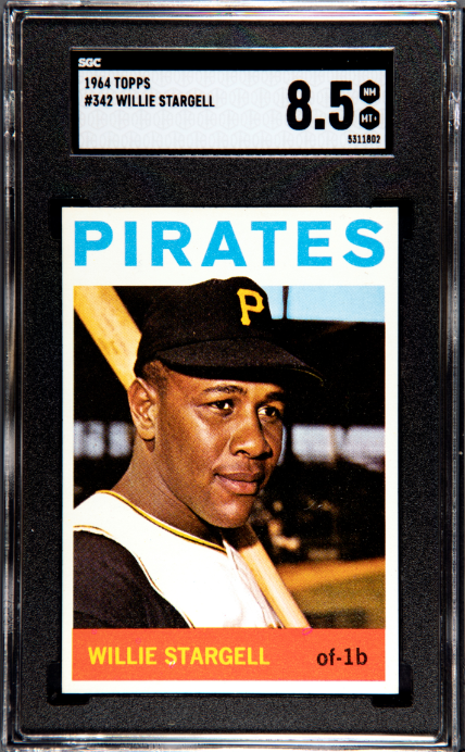 1964 Topps #342 Willie Stargell SGC 8.5 NM-MT+ High Grade