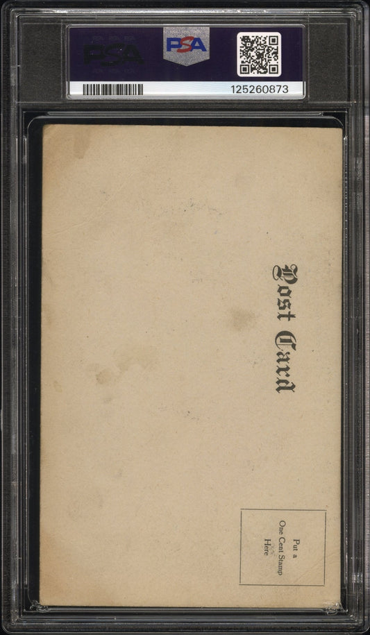 1907-09 H.M.Taylor Detroit Tigers Team Postcard Ty Cobb RC Rookie PSA 2 GD