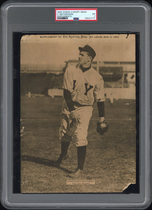 1909-13 M101-2 Sporting News Supplements Christy Mathewson PSA 1