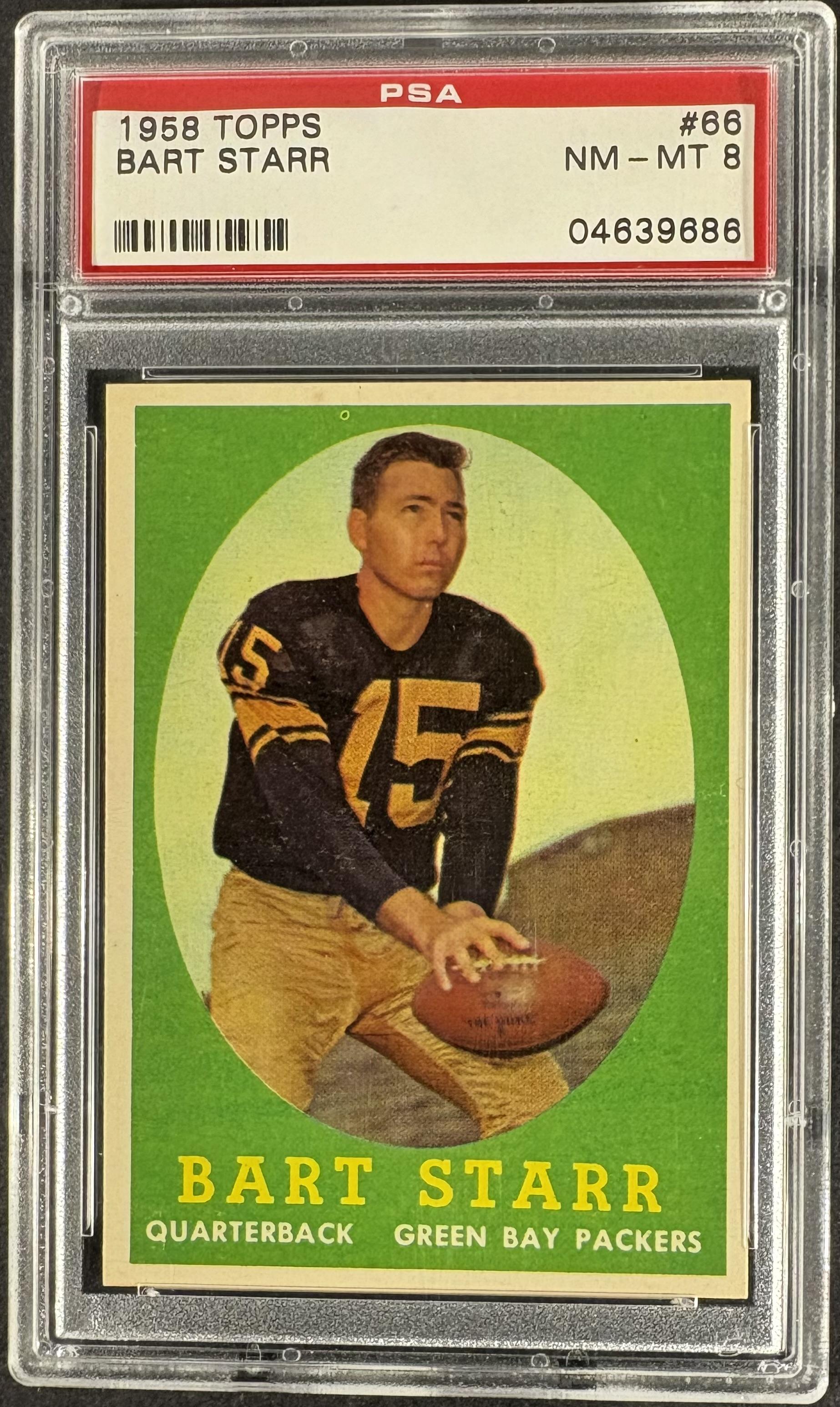 1958 Topps #66 Bart Starr PSA 8 NM-MT