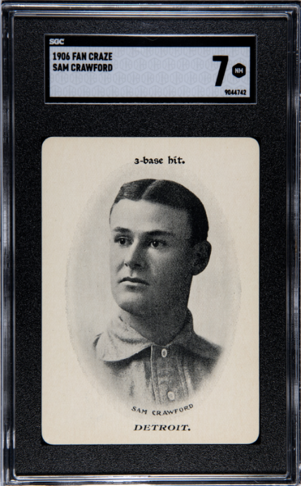 1906 Fan Craze Sam Crawford SGC 7 NM Near Mint