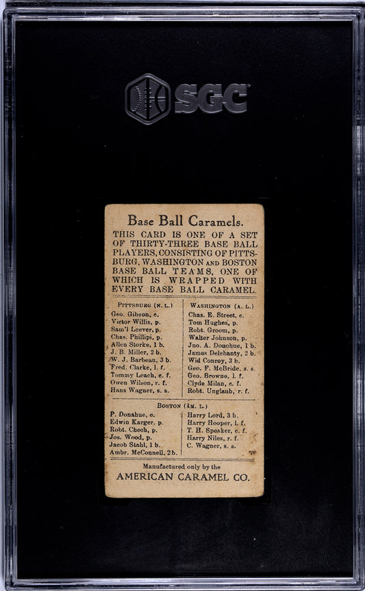 1910 American Caramel (E91-C) #NNO Hans Wagner SGC 3