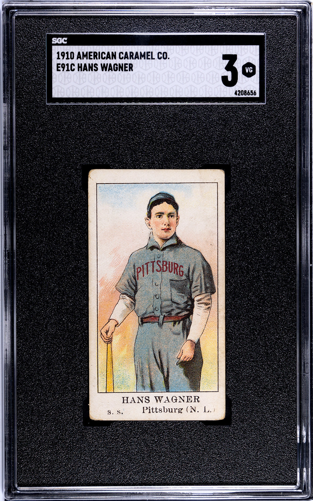 1910 American Caramel (E91-C) #NNO Hans Wagner SGC 3