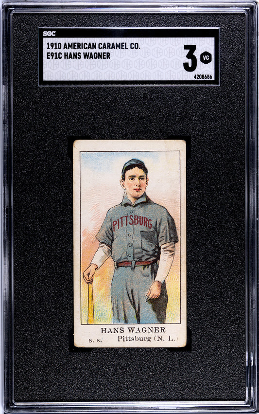 1910 American Caramel (E91-C) #NNO Hans Wagner SGC 3