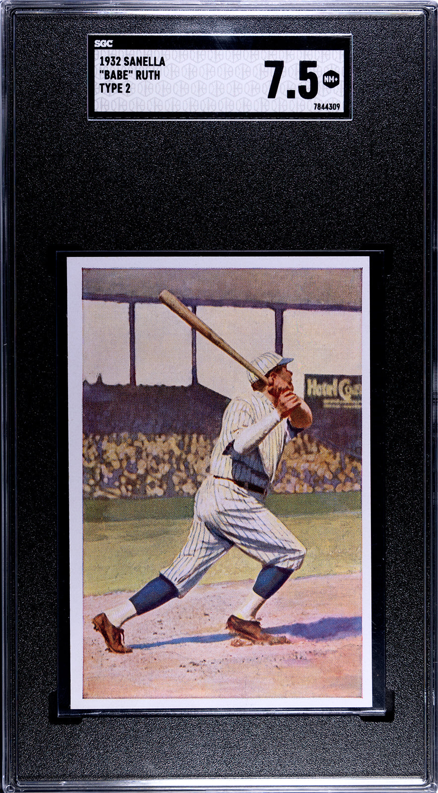 1932 Sanella Margarine Babe Ruth SGC 7.5 NM+ High Grade