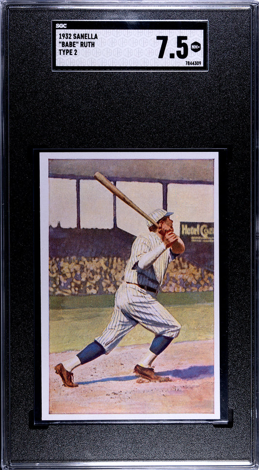 1932 Sanella Margarine Babe Ruth SGC 7.5 NM+ High Grade