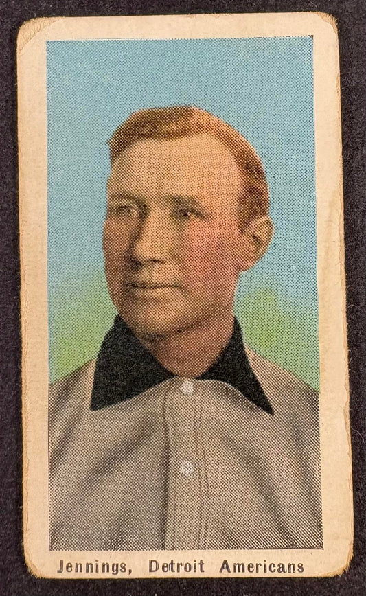 1910-11 Sporting Life M116 Hughie Jennings Blue Pastel Lower Grade (marked)