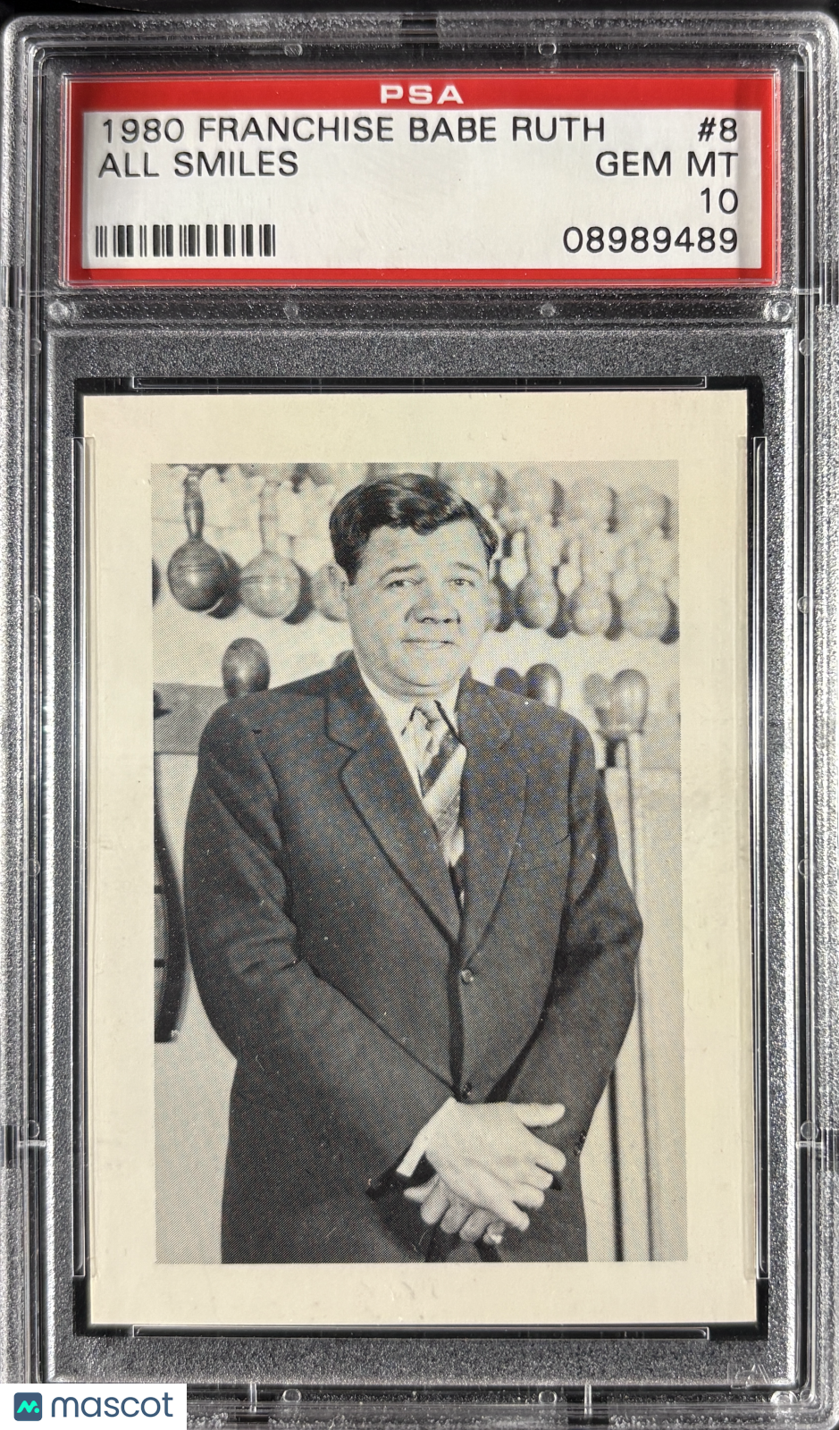 1980 Franchise Babe Ruth #8 All Smiles PSA 10 GEM MT