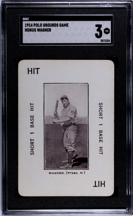 1914 Polo Grounds Game Honus Wagner SGC 3 VG