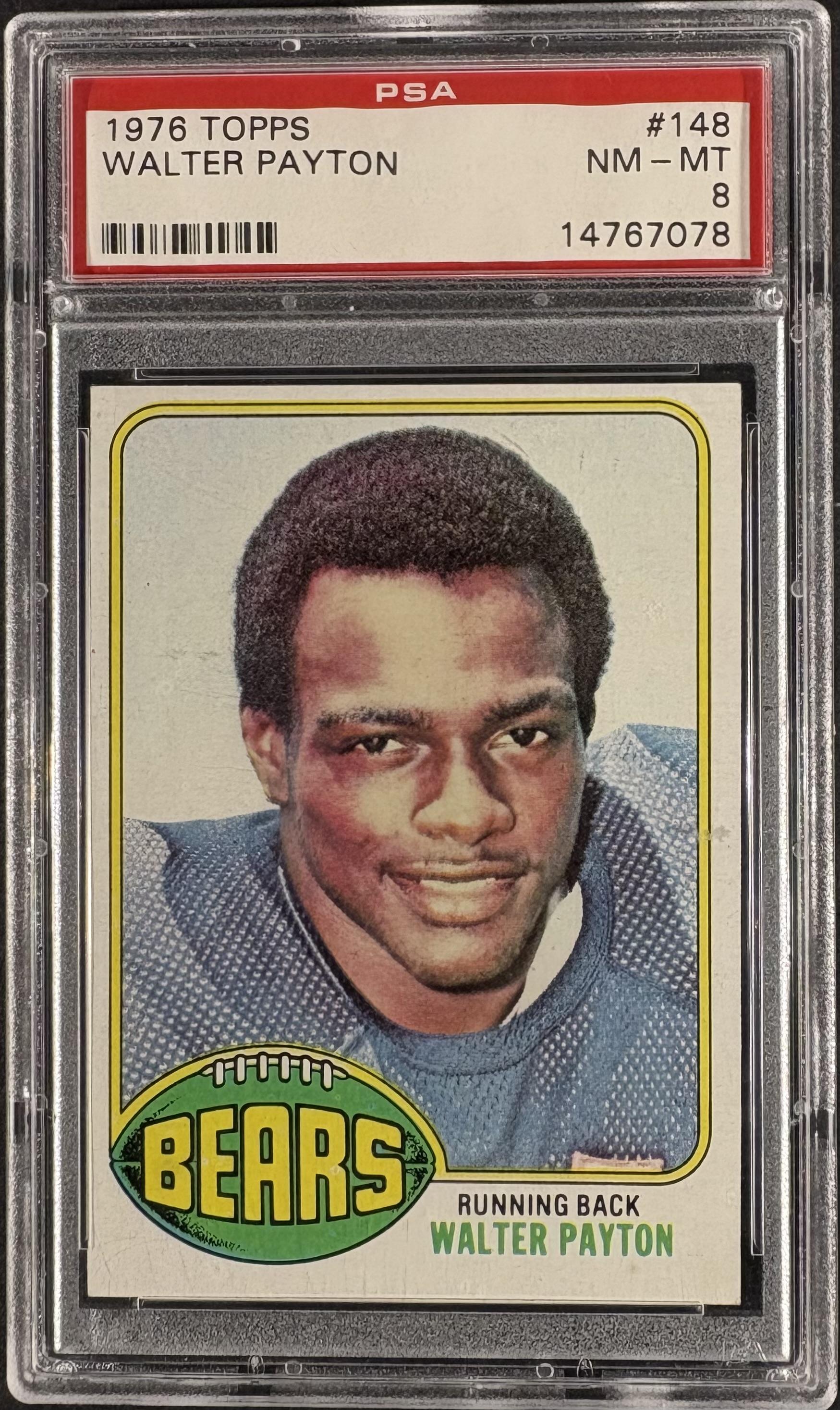 1976 Topps #148 Walter Payton RC Rookie PSA 8 NM-MT