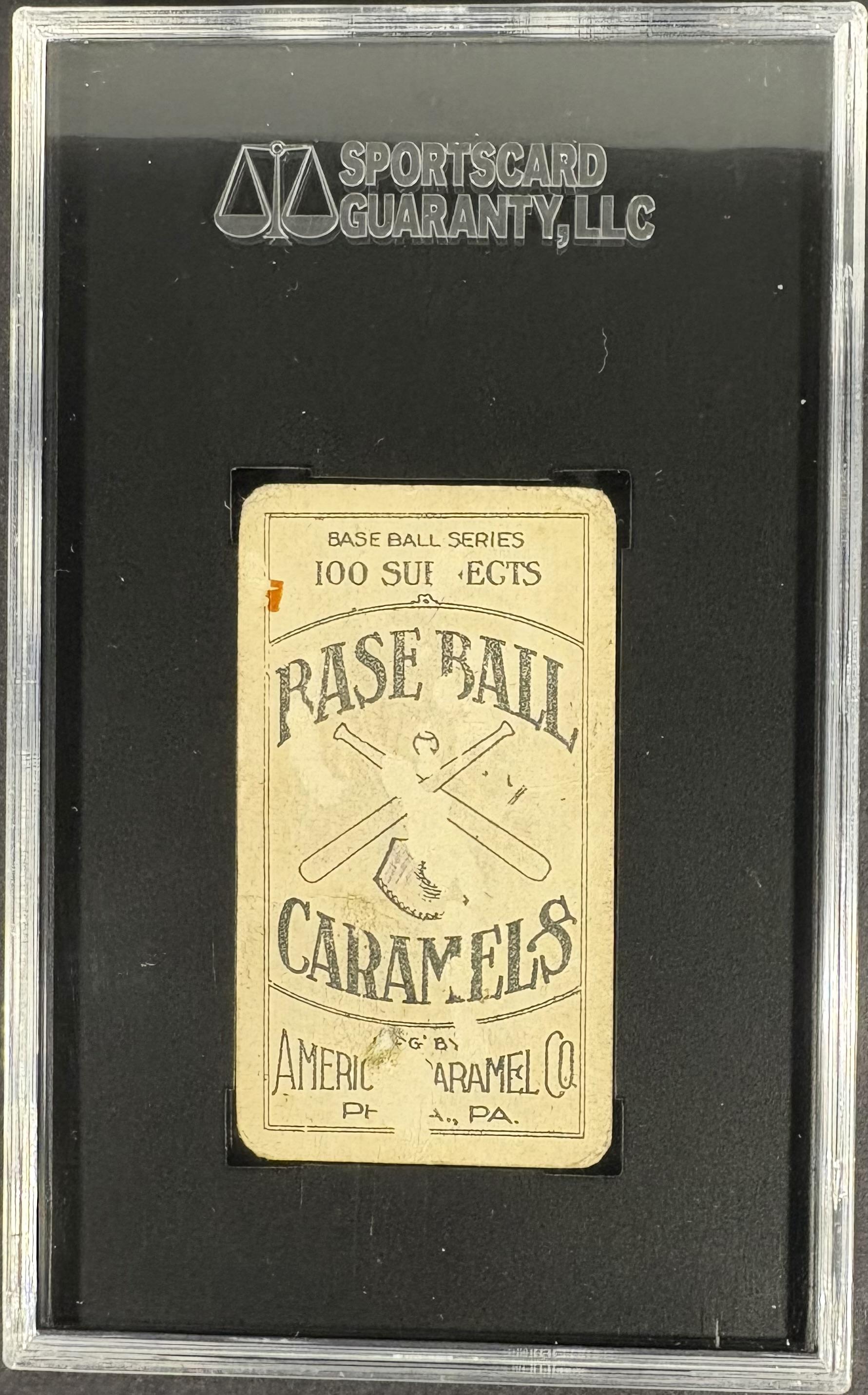 1909-11 American Caramel E90-1 Mike Mitchell Cincinnati SGC 1 Nice Color
