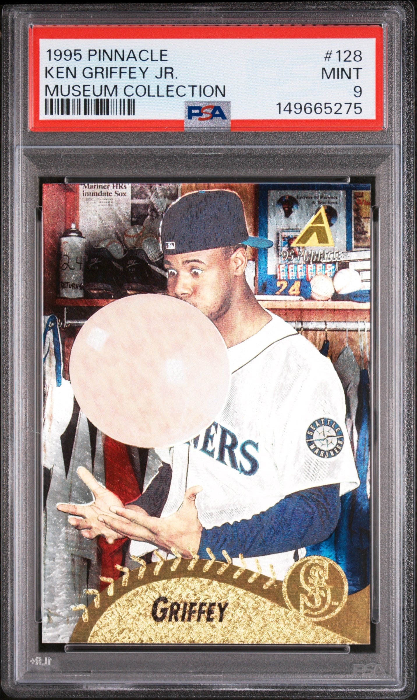 1995 Pinnacle #128 Ken Griffey Jr Museum Collection PSA 9 MINT