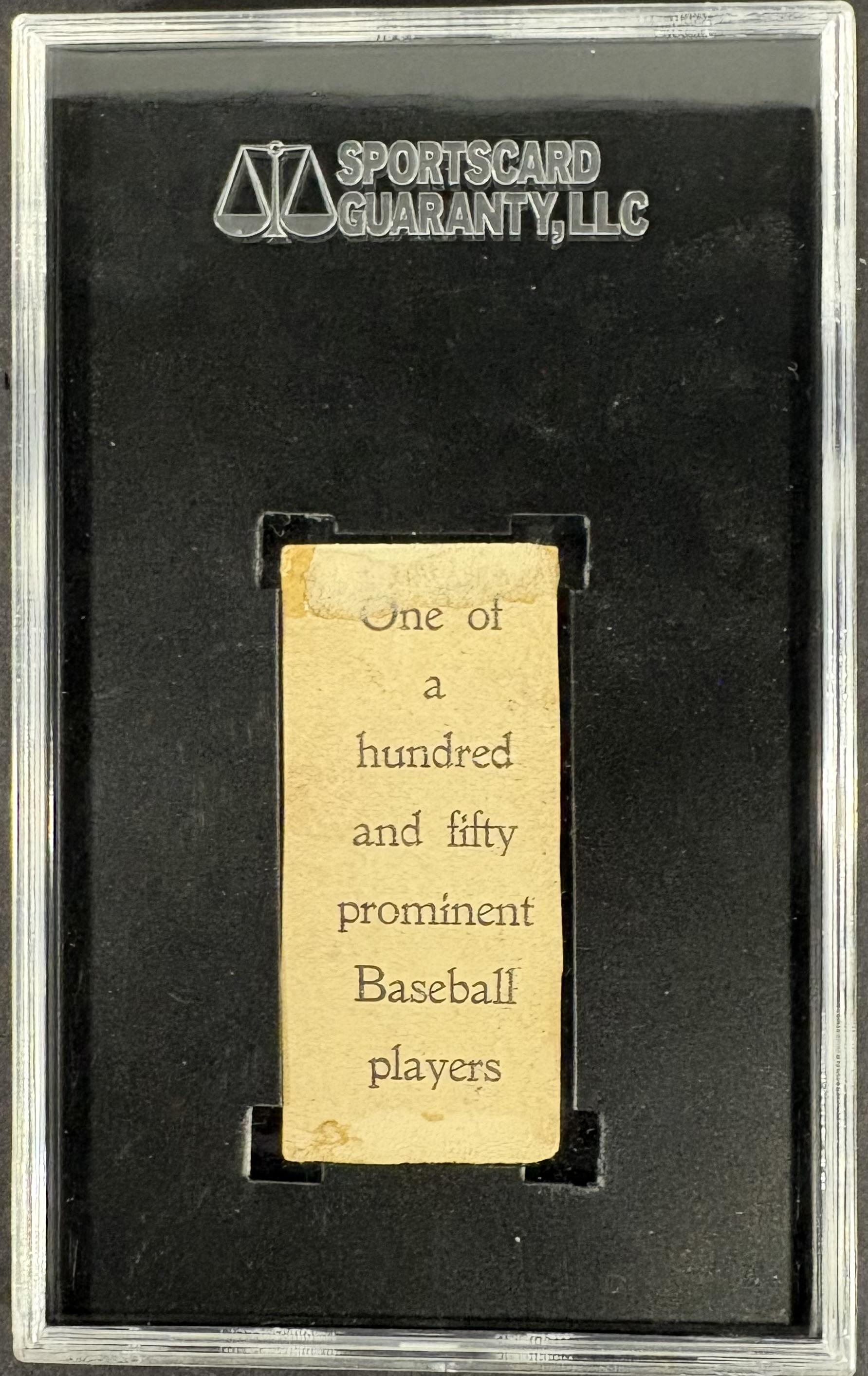 1903-04 Breisch-Williams (E107) Freddy Parent SGC Authentic