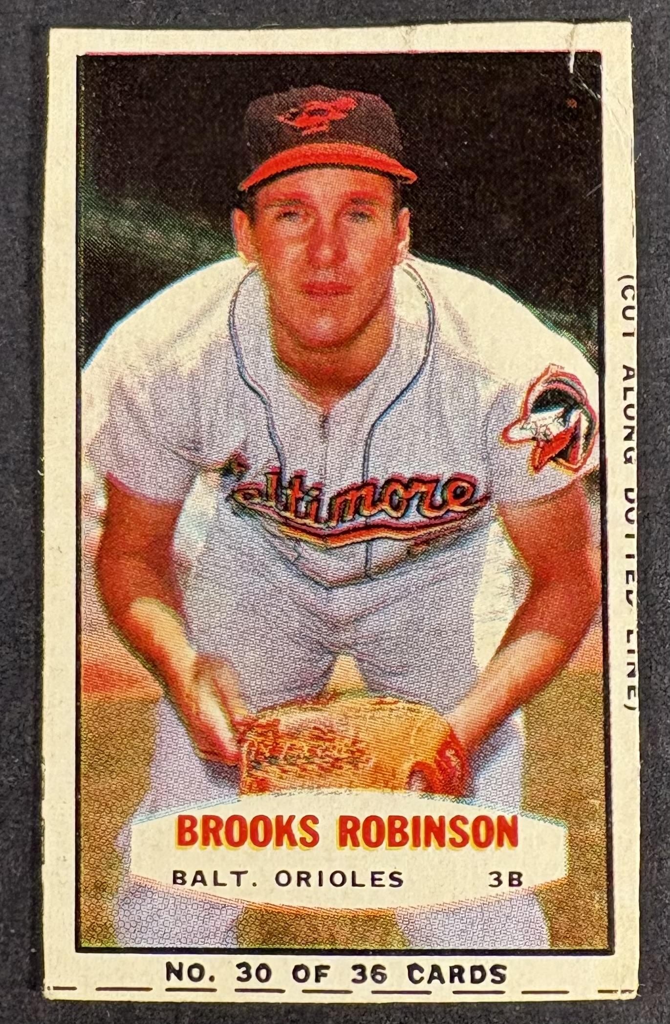 1963 Bazooka #30 Brooks Robinson (low grade filler)