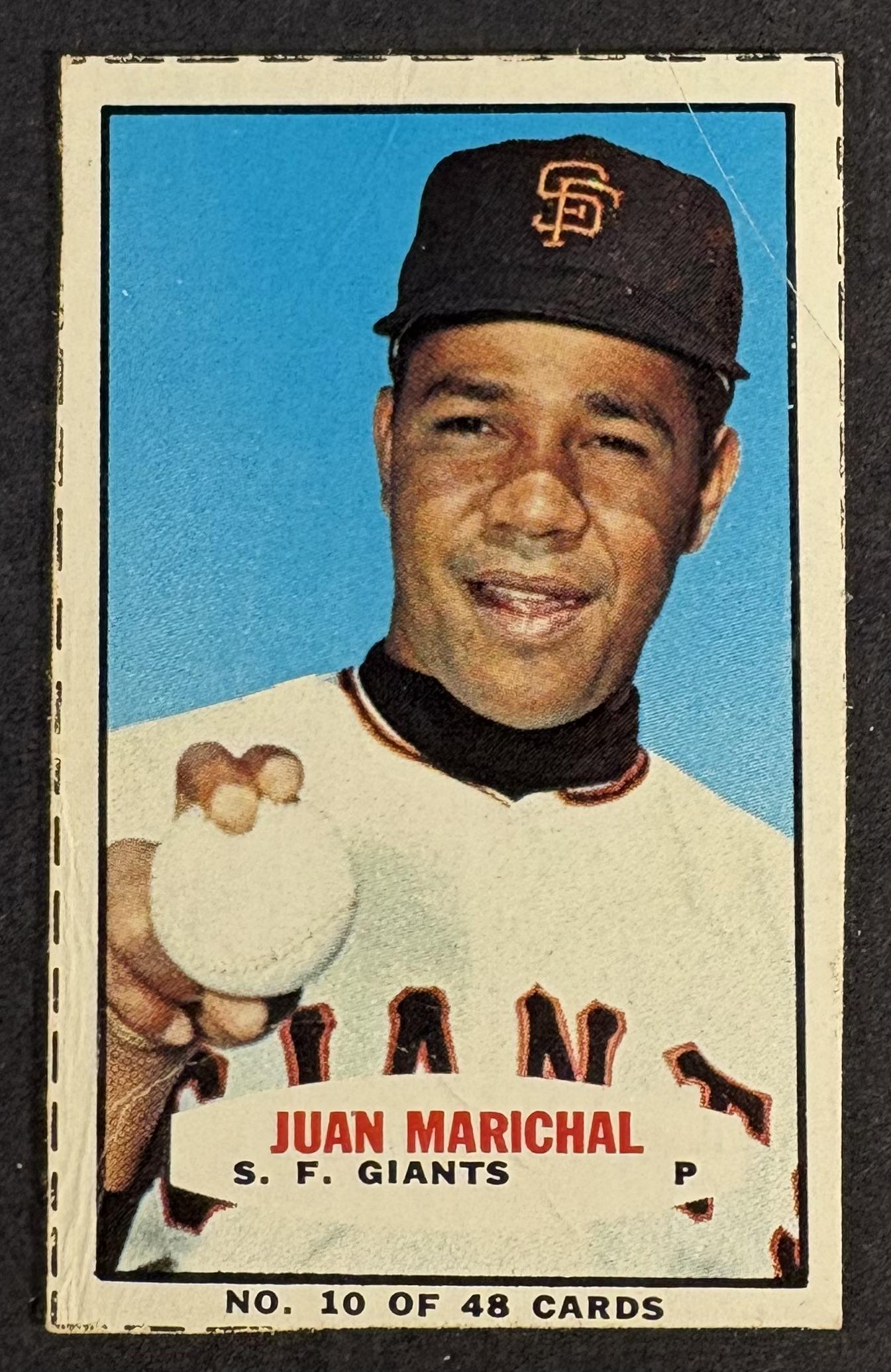 1966 Bazooka #10 Juan Marichal (wrinkle)