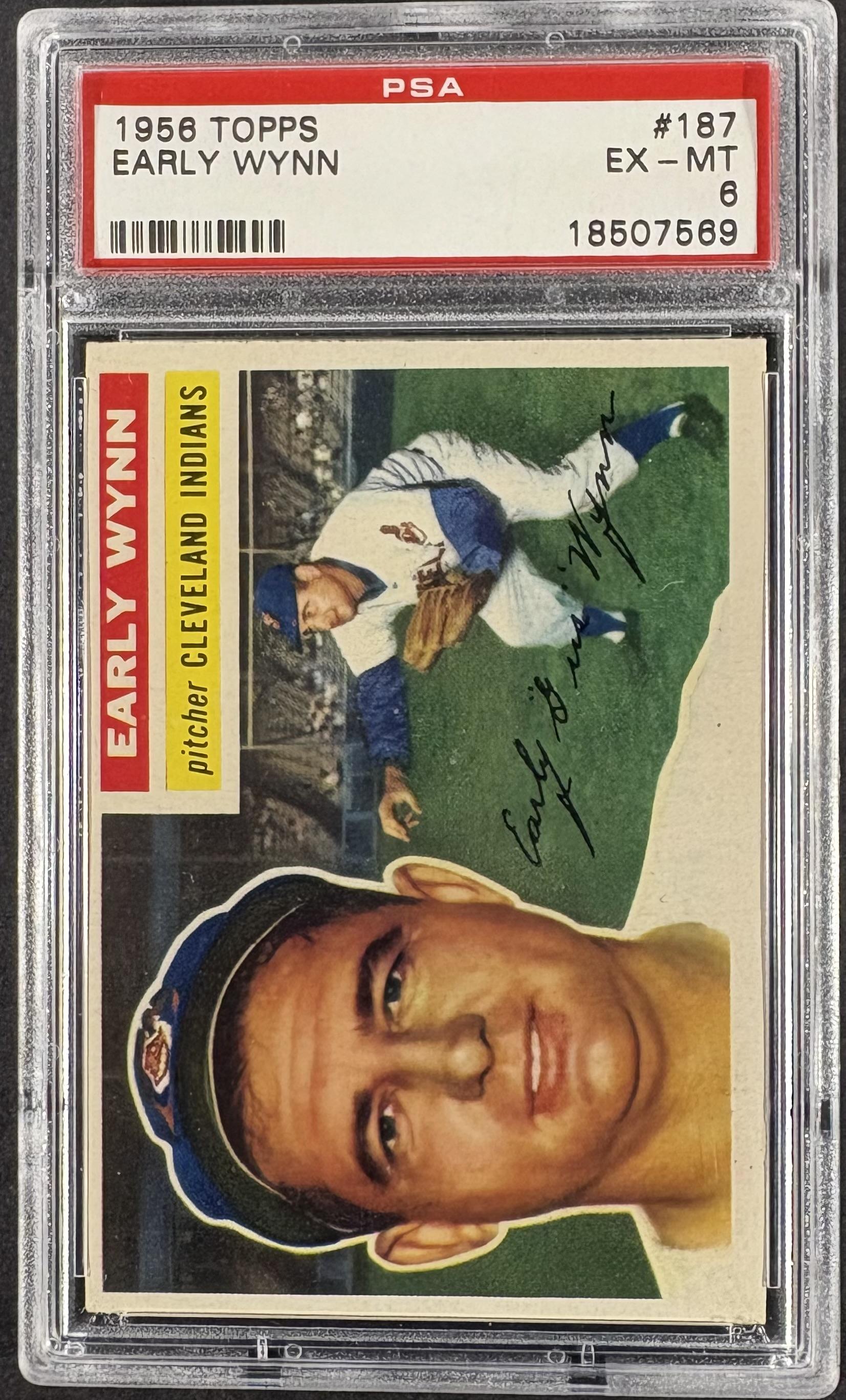 1956 Topps #187 Early Wynn PSA 6