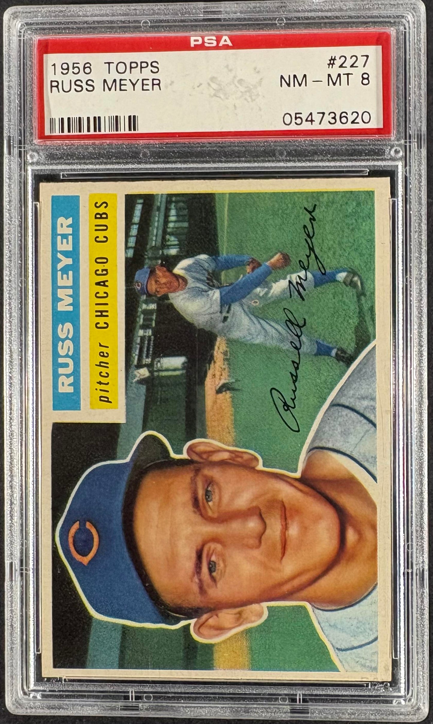 1956 Topps #227 Russ Meyer PSA 8 NM-MT High Grade