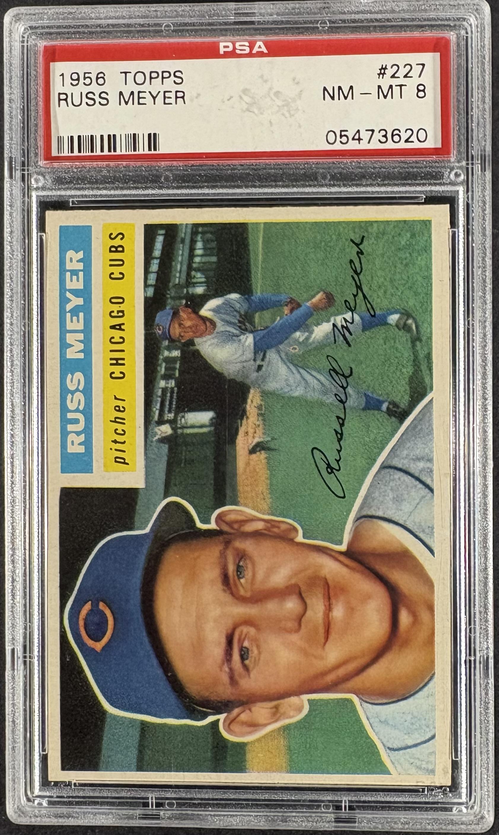 1956 Topps #227 Russ Meyer PSA 8 NM-MT High Grade