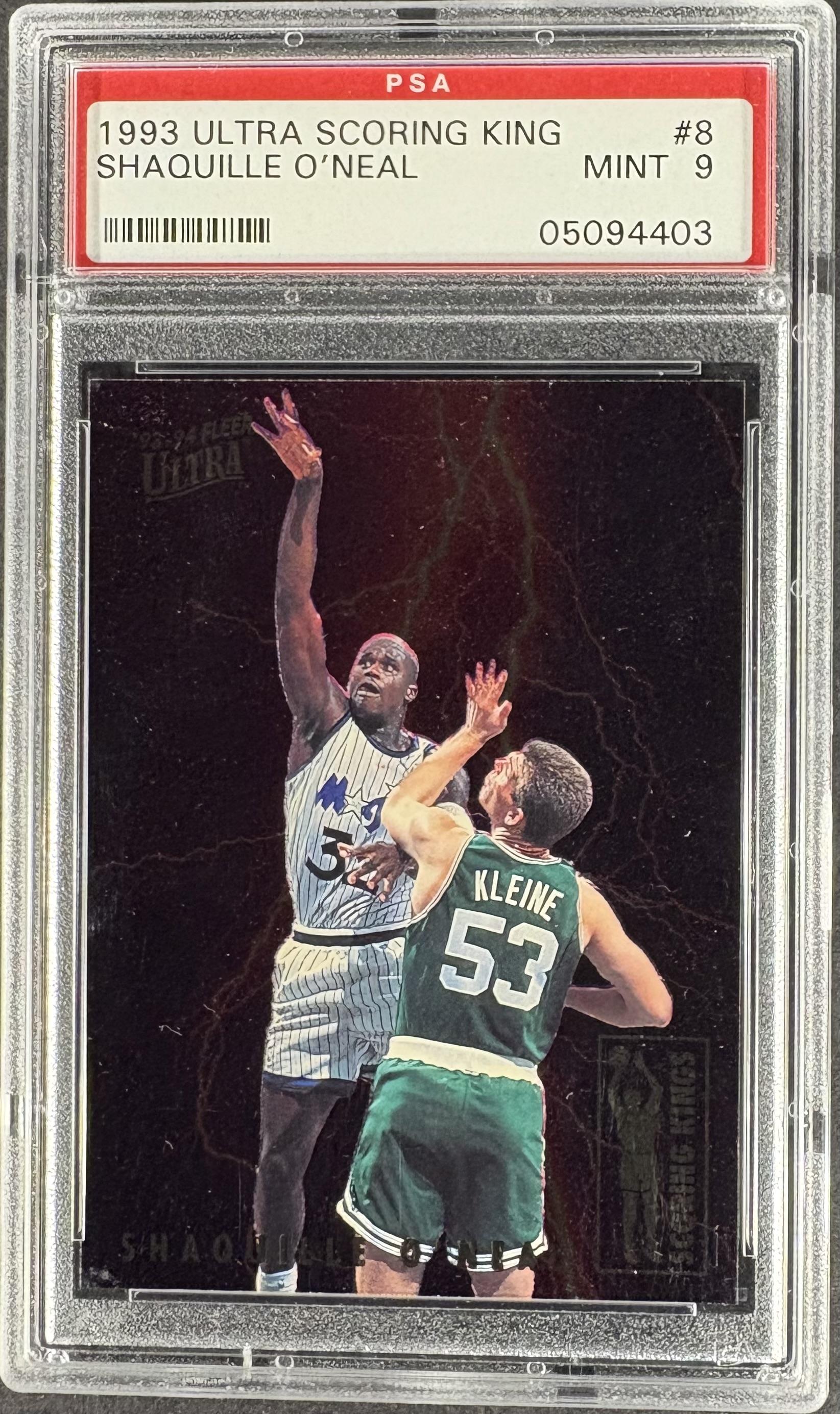 1993-94 Ultra #8 Shaquille O'Neal Scoring Kings PSA 9 MINT