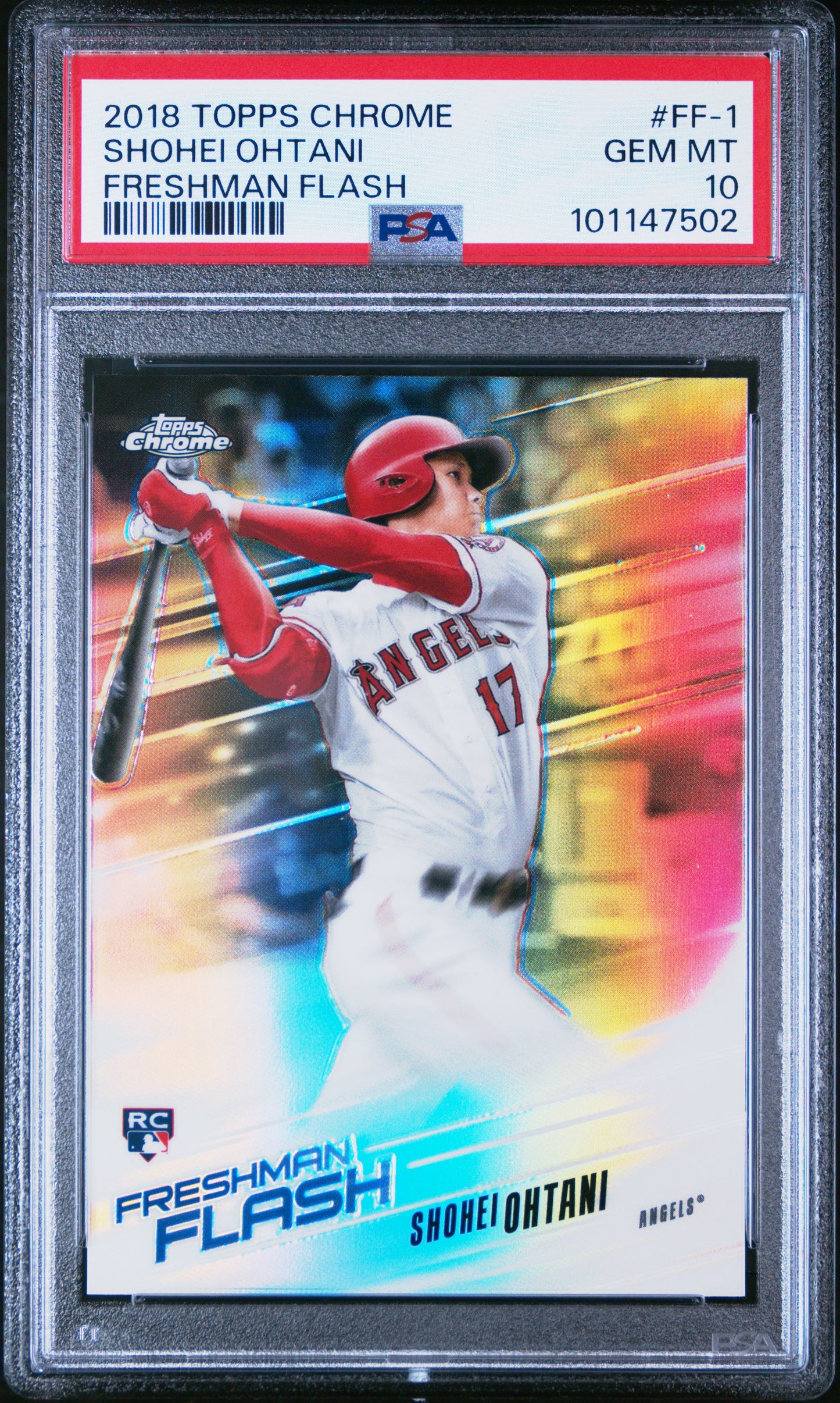 2018 Topps Chrome Freshman Flash #FF-1 Shohei Ohtani PSA 10 GEM MINT