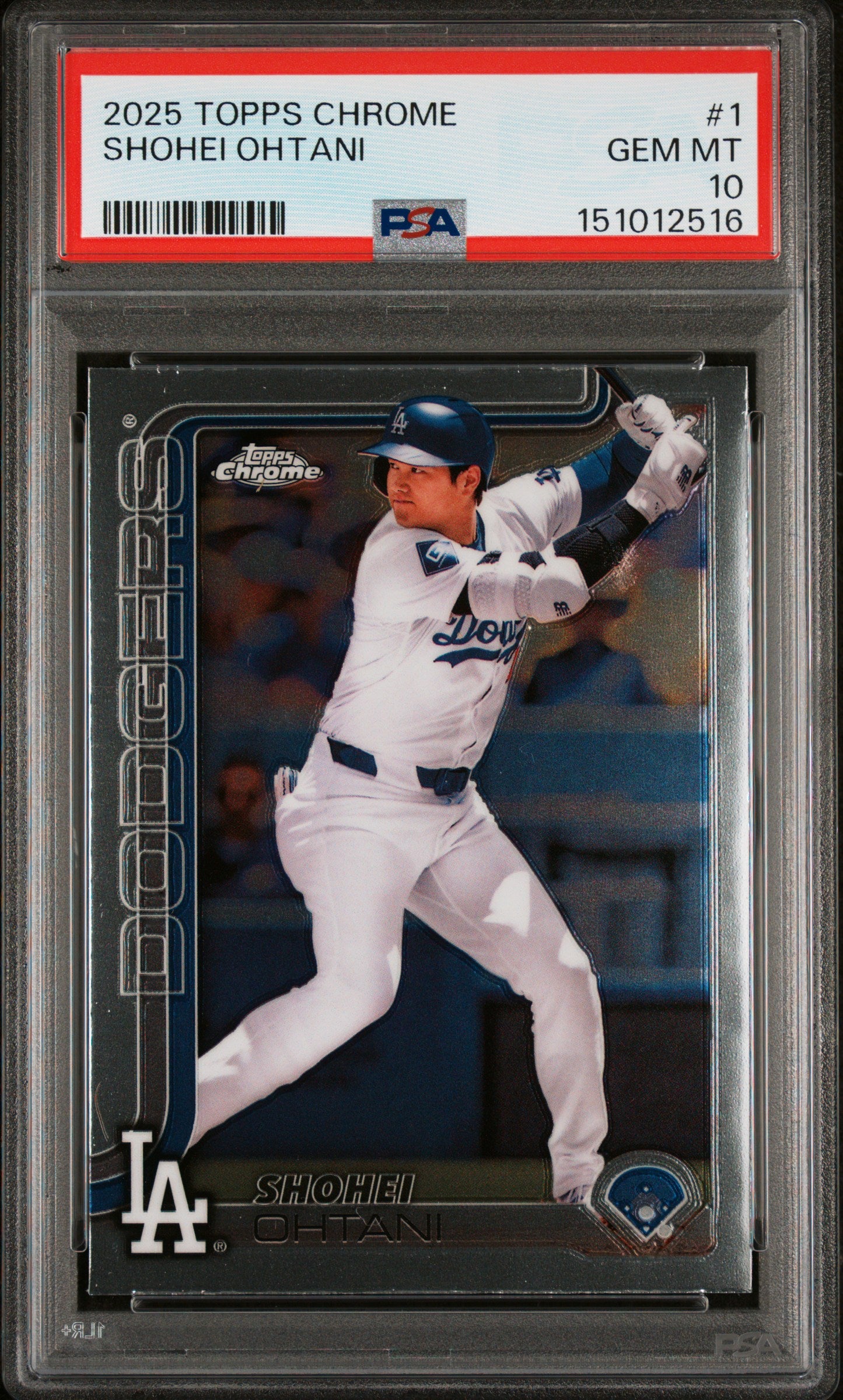 2025 Topps Chrome #1 Shohei Ohtani PSA 10 GEM MINT