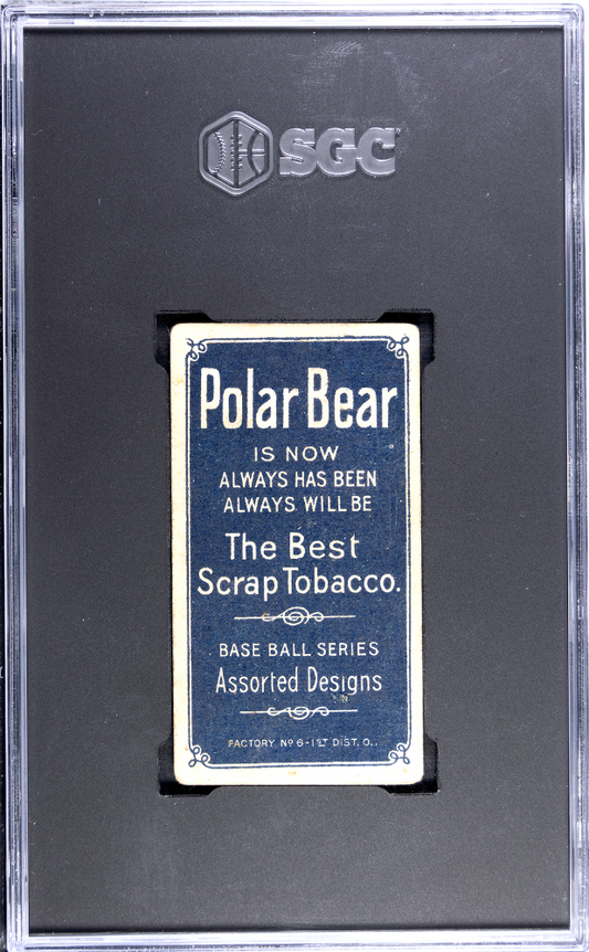 1909 T206 POLAR BEAR Ray Demmitt St. Louis SGC Authentic Nice Eye Appeal