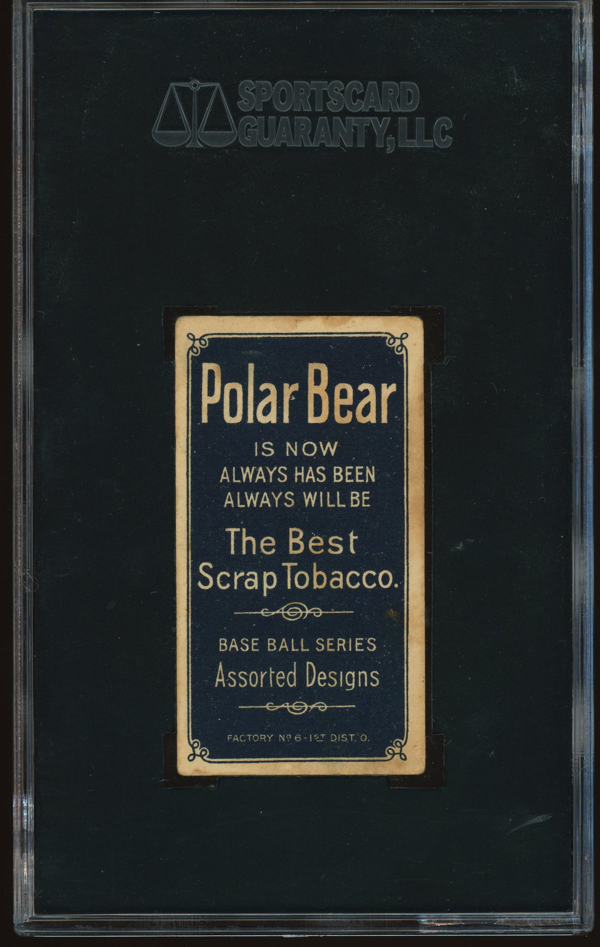 1910 T206 POLAR BEAR Ty Cobb Red Portrait SGC 4 VG-EX STUNNING COLOR