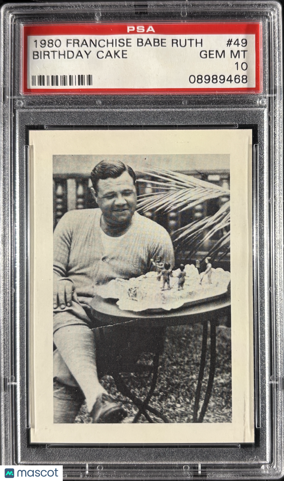 1980 Franchise Babe Ruth #49 Birthday Cake PSA 10 GEM MT
