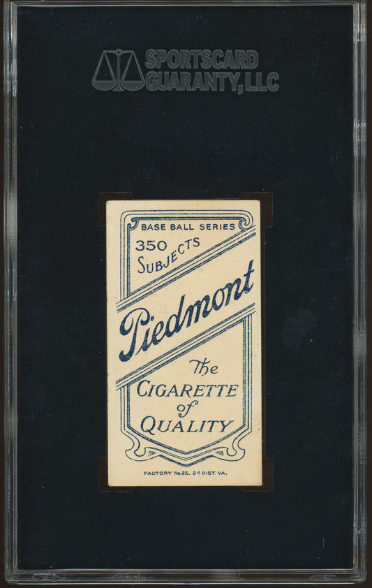 1910 T206 Piedmont 350/25 Doc Casey SGC 4 VG-EX