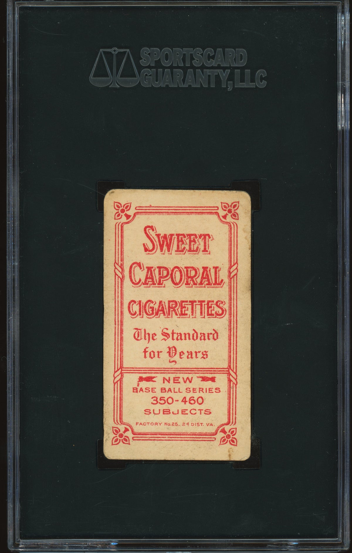 1911 T206 Sweet Caporal 460/25 Cy Young Glove Shows SGC 2.5 GD+ Nice Eye Appeal
