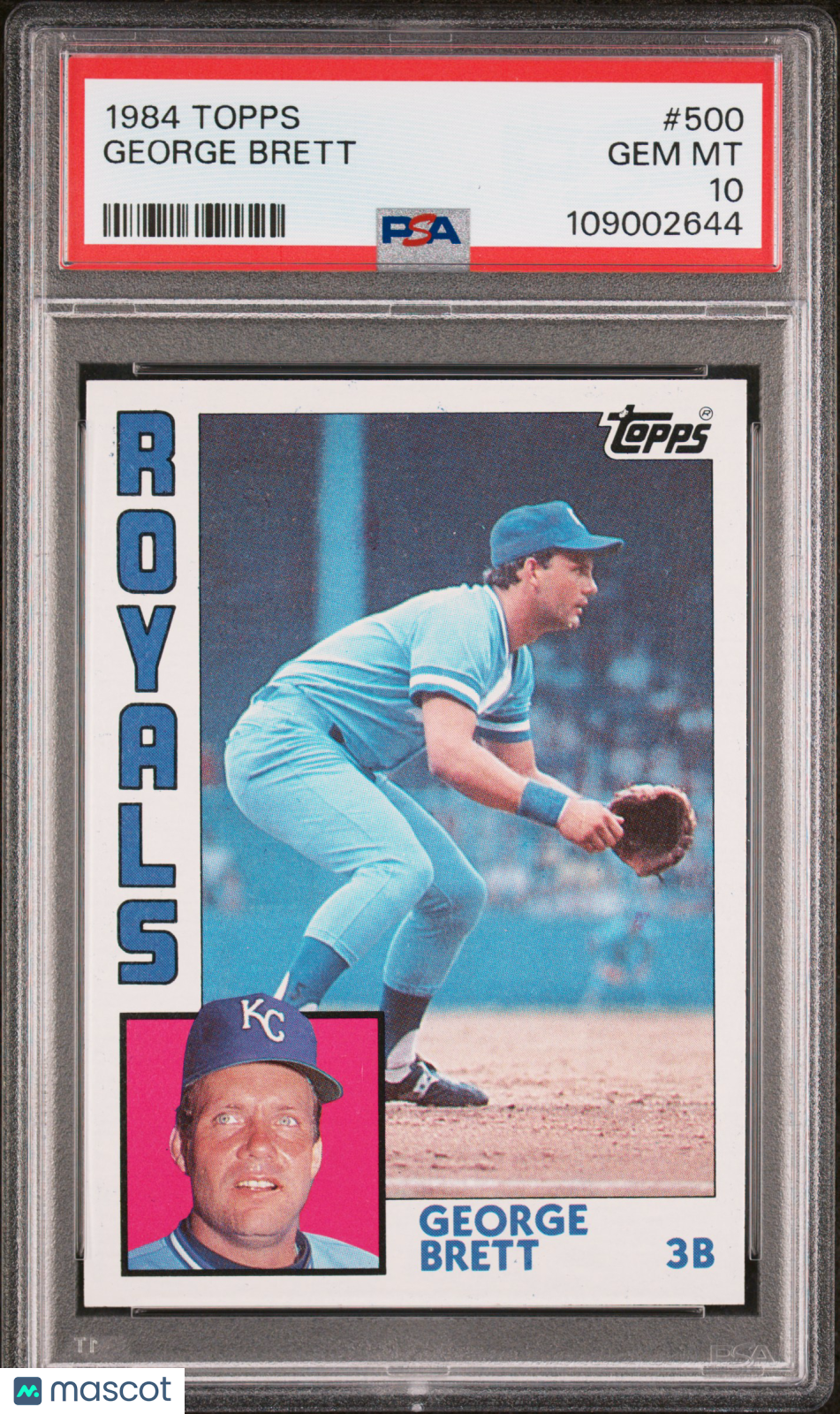 1984 Topps George Brett #500 PSA 10 GEM MINT New Label