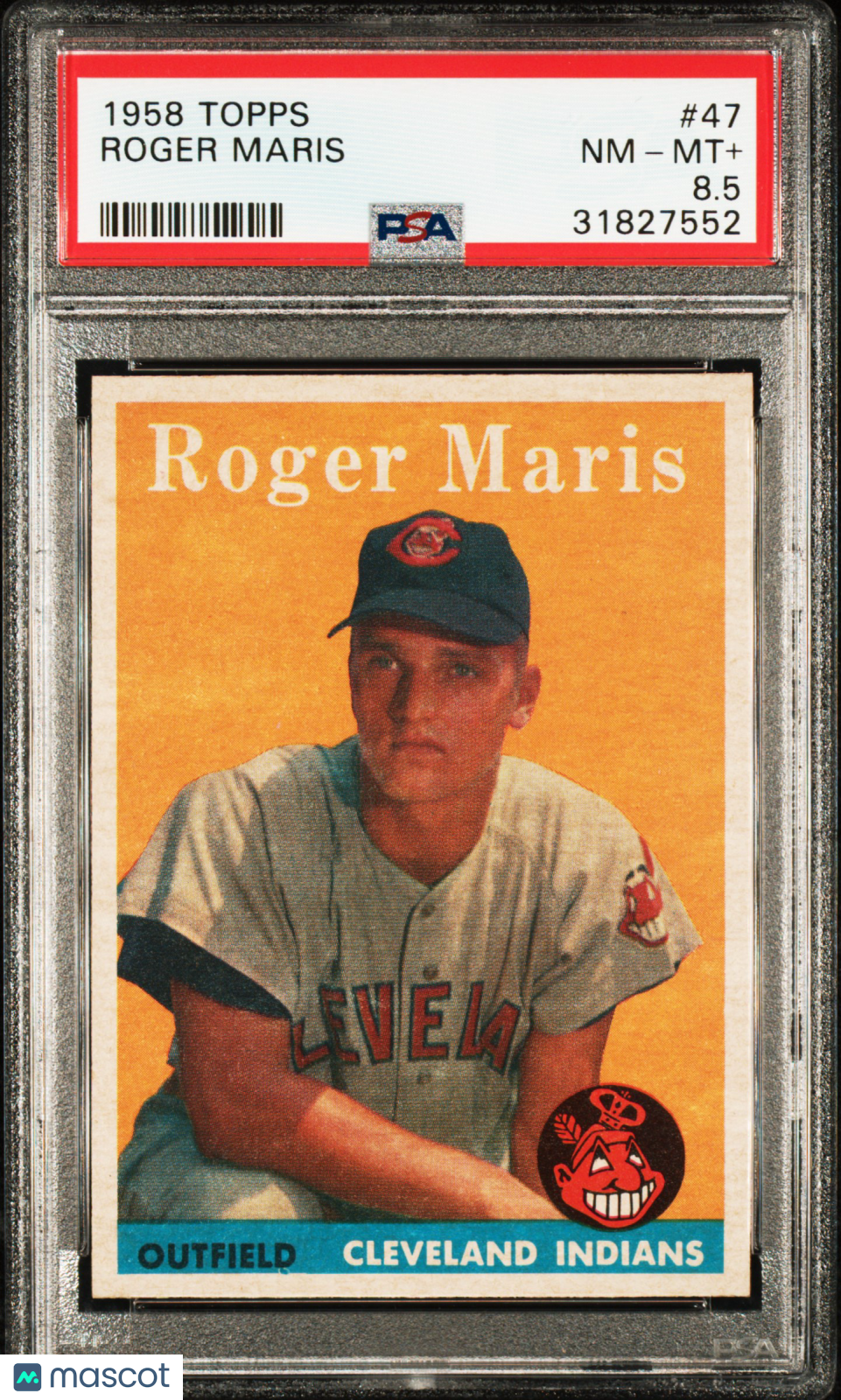 1958 Topps #47 Roger Maris RC Rookie PSA 8.5 NM-MT+ STUNNING High Grade