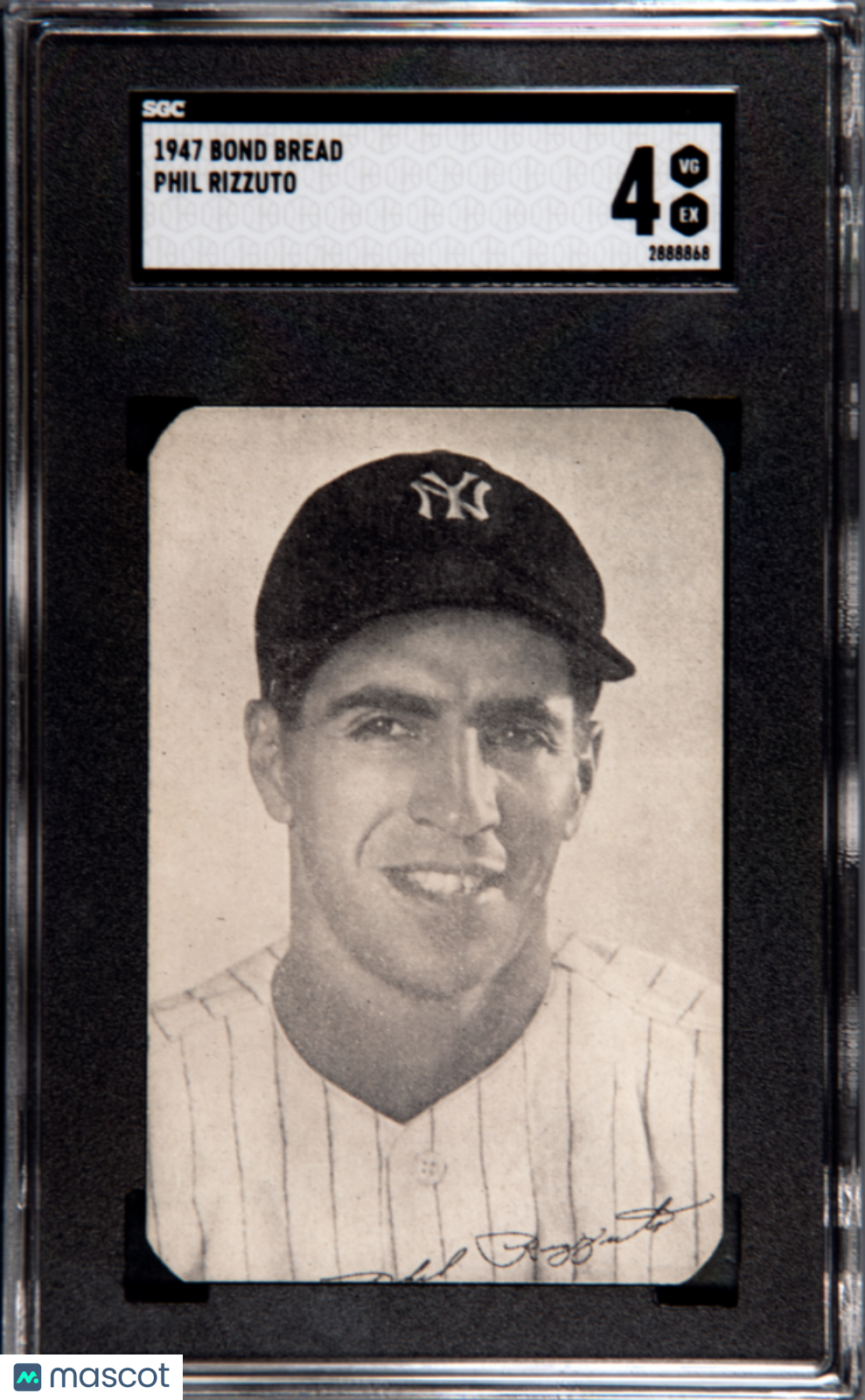 1947 Bond Bread Phil Rizzuto SGC 4 VG-EX