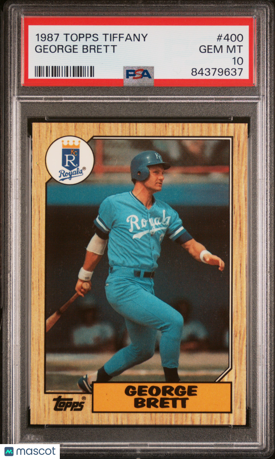 1987 Topps Tiffany George Brett #400 PSA 10 GEM MINT