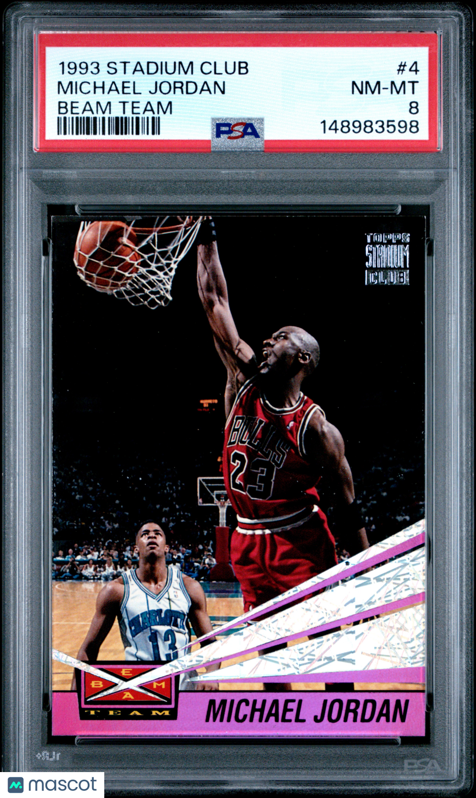 1993 Stadium Club Beam Team Michael Jordan #4 PSA 8 NM-MT