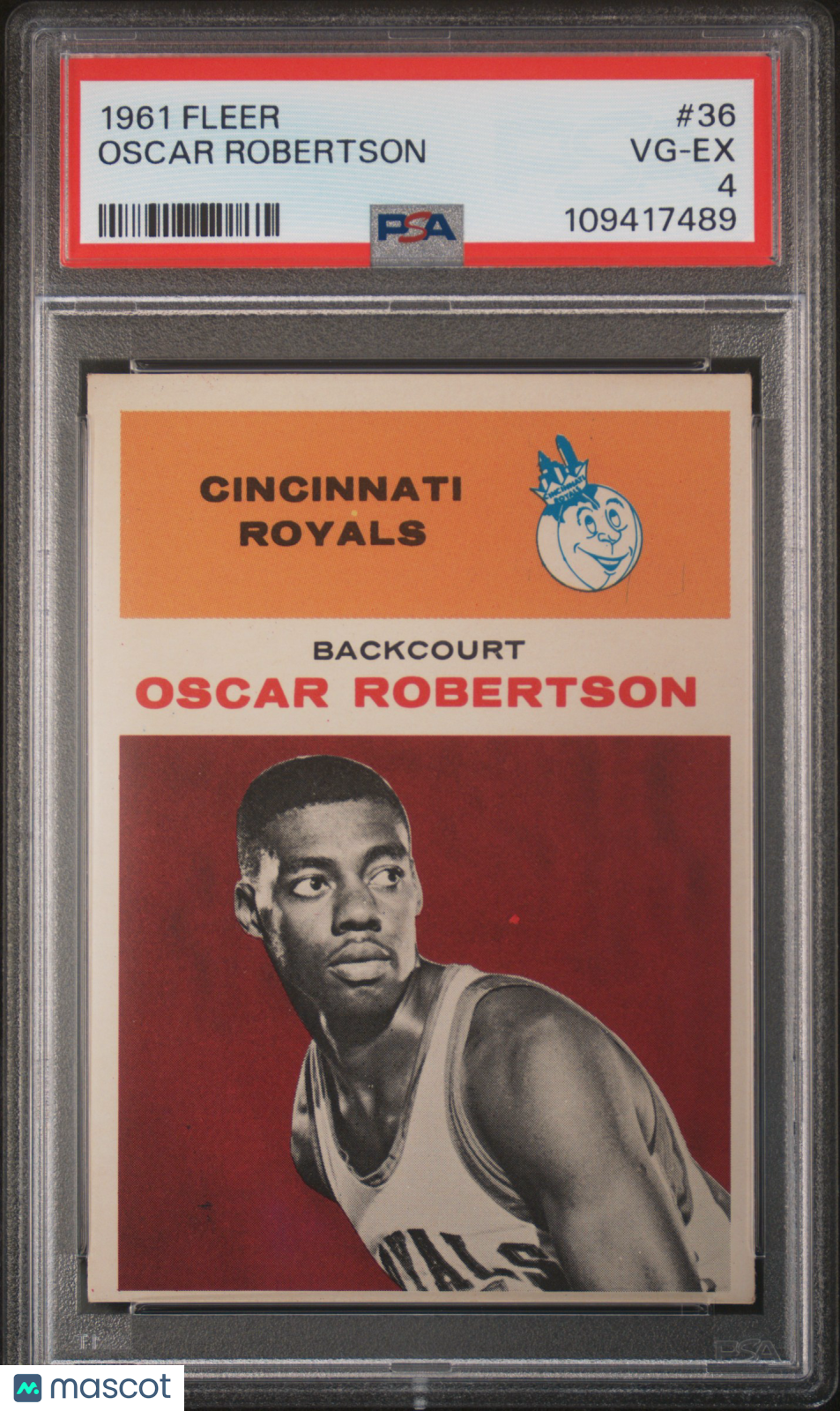 1961 Fleer Oscar Robertson RC Rookie #36 PSA 4 VG-EX New Label