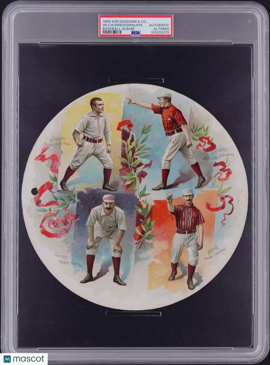 1889 A35 Goodwin Co Baseball Album Tim Keefe Buck Ewing John Ward PSA Authentic
