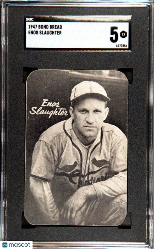 1947 Bond Bread Enos Slaughter SGC 5 EX