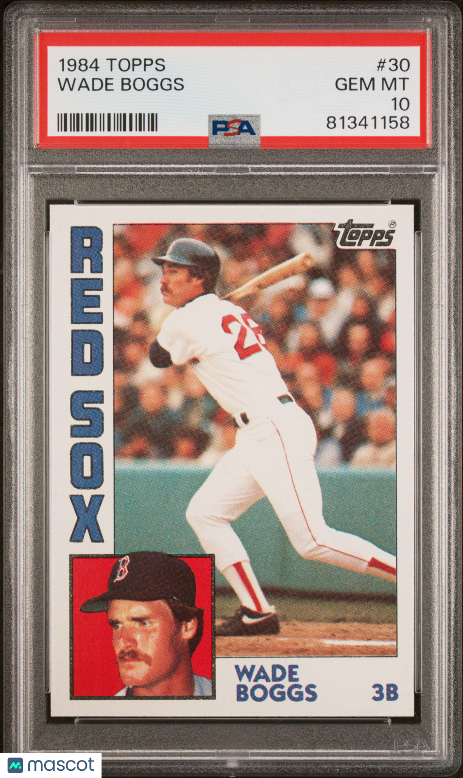 1984 Topps Wade Boggs #30 PSA 10 GEM MINT