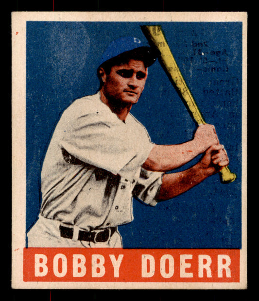 1948 Leaf #83 Bobby Doerr CREASE FREE Nice Color
